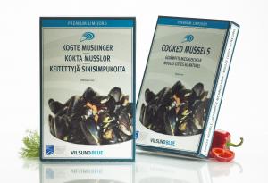 Organic pre-cooked shell-on mussels