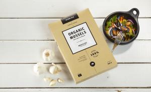 Organic pre-cooked shell-on with garlic and parsley