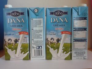 Full Cream UHT Milk in Personal SizeTetra Pak