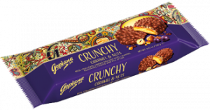 CRUNCHY CARAMEL & NUTS COOKIES 140 G