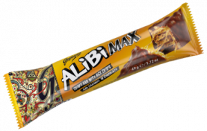 ALIBI CHOCOLATE BAR WITH CARAMEL, RICE CRISPS 48 G