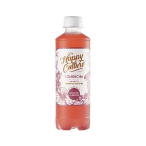Raspberry Hibiscus Kombucha (330mL PET Bottle)