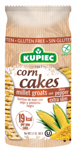 Corn cakes with millet groats and black pepper 105g