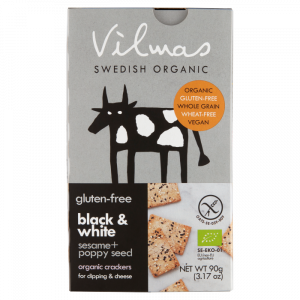 Black & white crackers - Organic & gluten-free