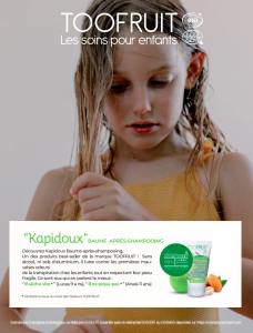 TOOFRUIT Kapidoux My conditioner balm-Mon baume après-shampooing for kids - Ecocert certified organic