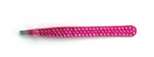 Slant tweezer with diamond
