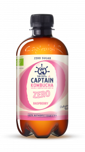 The GUTsy Captain Kombucha Zero Raspberry