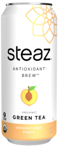 Steaz Organic - Unsweetened Peach