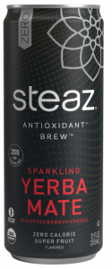 Steaz Zero Calorie Super Fruit Sparkling Yerba Mate