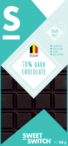 Chocolate 70% Dark - Sugar Free - KETO