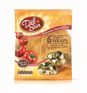 Tortillas Wraps Tomato Delisun