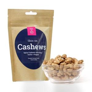 Skin-on Cashews Garlic + Pepper