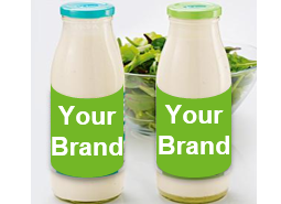 dressing in glass jars