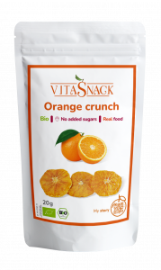 VitaSnacks. 100% Organic & Natural Orange Crunch