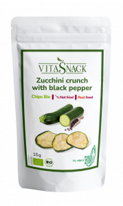 VitaSnacks. Organic Zucchini Crunch & Black Pepper