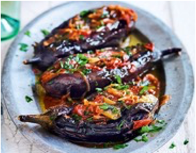 VEGAN-VEGETARIAN EGGPLANT SLIPPERS
