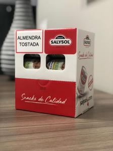 Salysol Snacks. DISPLAYS! HORECA, RETAIL, CASH AND CARRY.