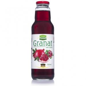100% pomegranate juice 750 ml glass bottle