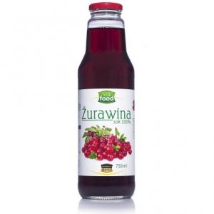 100% cranberry juice 750 ml glass bottle