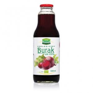 Organic 100% beetroot juice 1000 ml glass bottle