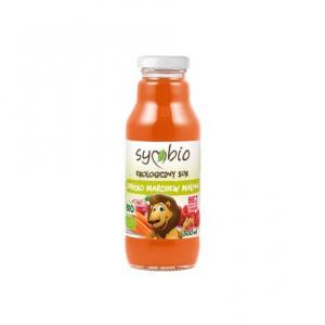 Organic carrot-apple-raspberry juice KIDS 300 ml glass bottle