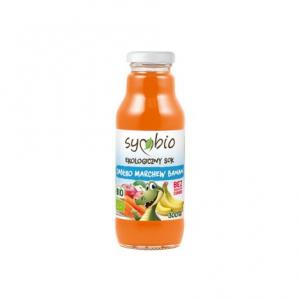 Organic carrot-apple-banana juice KIDS 300 ml glass bottle