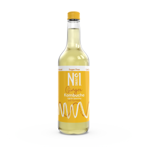 No.1 Living Kombucha Ginger Sugar Free 750ml