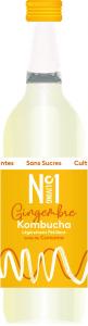 No.1 Living Kombucha Ginger Sugar Free 330ml