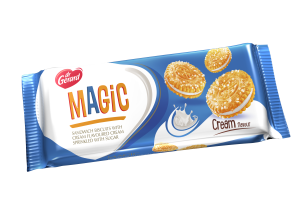 Magic with cream sprinkled with sugar 225g