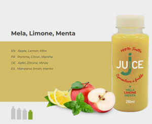 Hpp Cold Pressed Apple Lemon Mint juice