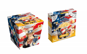 POP UP BOX - 2x100g  AMERICAN MOVIES STAR DESIGN