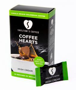 Shelton's Coffee Flavoured Coffee Hearts - Irish Cream