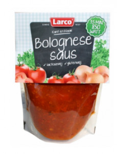 Sauce in Microwavable Doypack