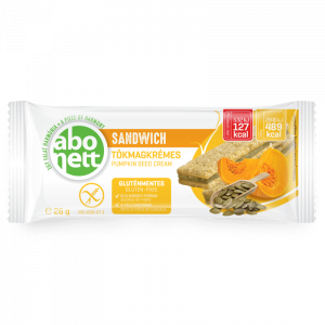 Abonett Gluten Free Sandwich Filled With Pumpkin Seed Cream