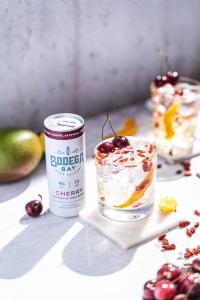 Bodega Bay Hard Seltzer 4% Alc. Cherry with Mango & Goji Berry 250ml or 330ml slim can