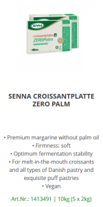 Margarine zero palm