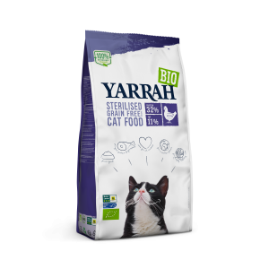 Yarrah organic cat dry food for sterilised cats chicken & fish - grain free (Copy)