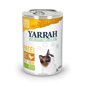 Yarrah organic cat can grain free pâté chicken