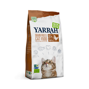 Yarrah organic cat dry food grain free chicken & fish 6Kg
