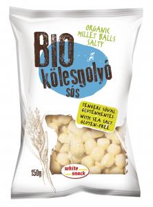 White Snack Organic salty millet balls 150g