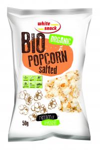 White Snack Organic Popcorn 50g