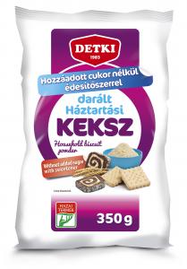 Household biscuits without added sugar, with sweeteners