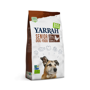 Yarrah organic dog dry food senior chicken 10kg