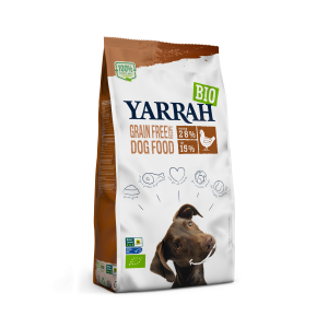 Yarrah organic dog dry food adult grain free chicken & fish (MSC)