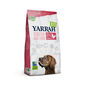 Yarrah organic dog dry food adult sensitive chicken & rice 2Kg