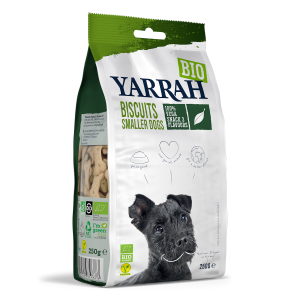 Yarrah organic dog snack biscuits small vegan 250g