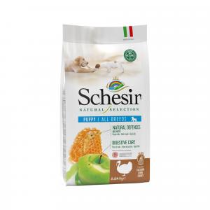 Schesir Dry Natural Selection PUPPY/ALL BREEDS RICH IN TURKEY Complete and balanced dry food for puppies