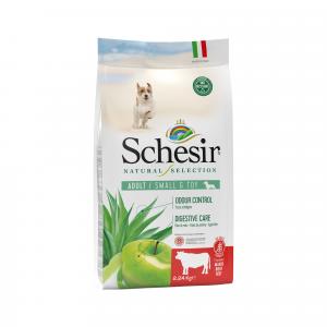 Schesir Dry Natural Selection ADULT/SMALL&TOY RICH IN BEEF Complete and balanced dry food for small-sized and toy adult dogs