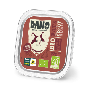 DANO Organic grain-free cat pâté with beef