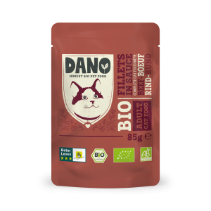DANO Organic fillets in sauce with beef